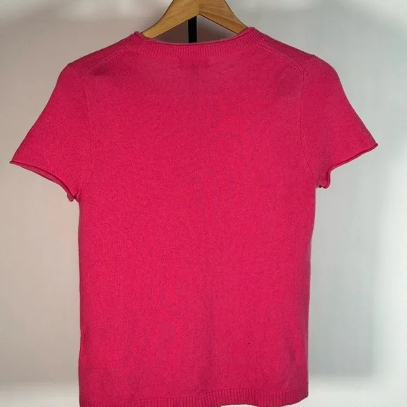 J.CREW. Relaxed cashmere T-shirt. Size M. - Picture 3 of 4